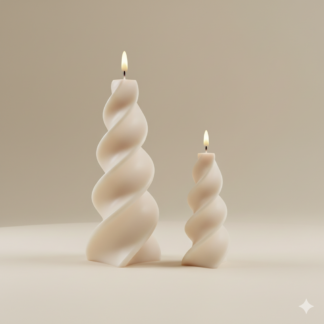 Vela Escultural de Colección: Esencia Helix